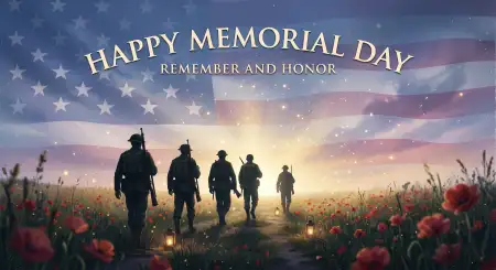 Free Memorial Day Greeting Card 2026 Image Download