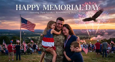 Free Memorial Day Greeting Card For Military Families 2026 Image Download