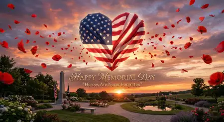 Free Memorial Day Greeting Card For Online Sharing 2026 Image Download