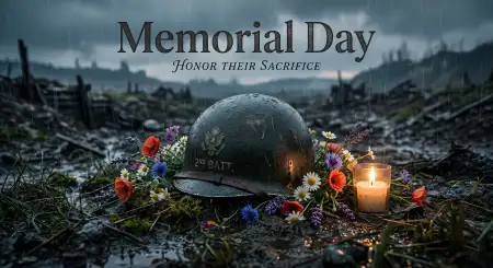 Free Memorial Day Greeting Card For Veterans Appreciation 2026 Image Download