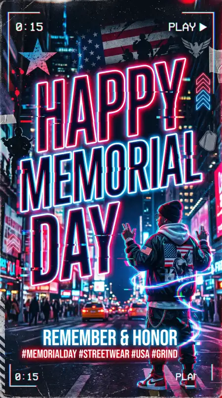 Free Memorial Day Greeting Card For Whatsapp Status 2026 Image Download