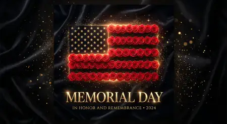 Free Memorial Day Greeting Card With Artistic Typography 2026 Image Download
