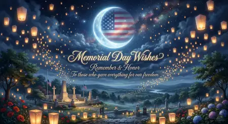 Free Memorial Day Greeting Card With Memorial Candle Light 2026 Image Download