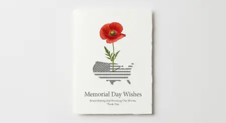 Free Memorial Day Greeting Card With Poppy Flowers 2026 Image Download