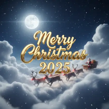 Free Merry Christmas 2025 Facebook Post Background Download