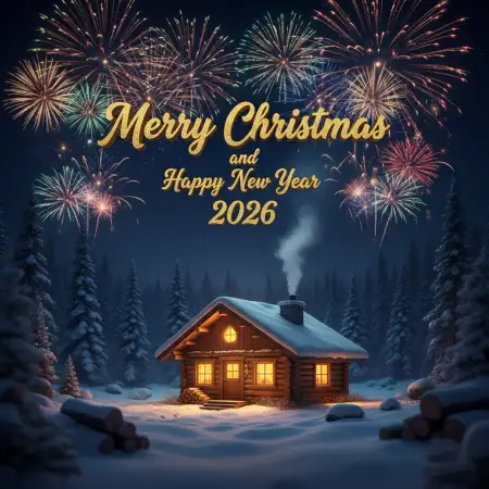 Merry Christmas And Happy New Year 2026 Church Greeting Images - Free Merry Christmas And Happy New Year 2026 Download