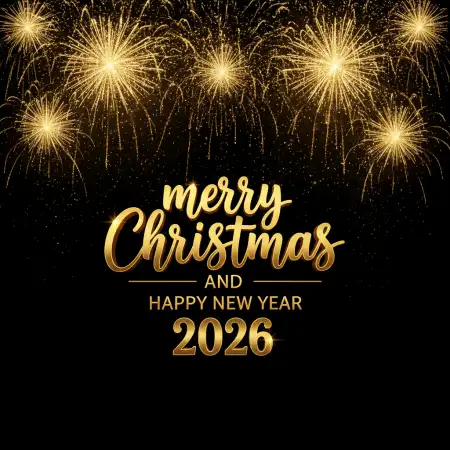 Merry Christmas And Happy New Year 2026 Facebook Post Background - Free Merry Christmas And Happy New Year 2026 Download