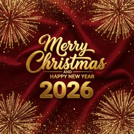 Merry Christmas And Happy New Year 2026 Facebook Post - Free Merry Christmas And Happy New Year 2026 Download