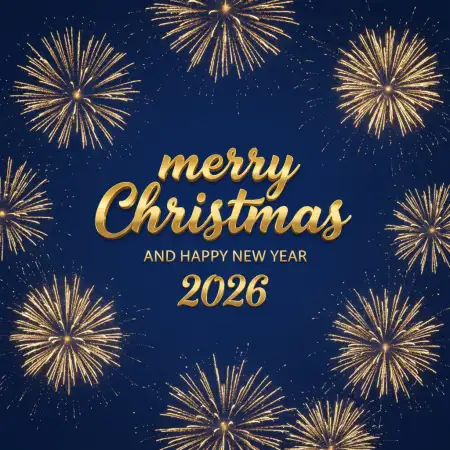 Merry Christmas And Happy New Year 2026 Youtube Thumbnail - Free Merry Christmas And Happy New Year 2026 Download