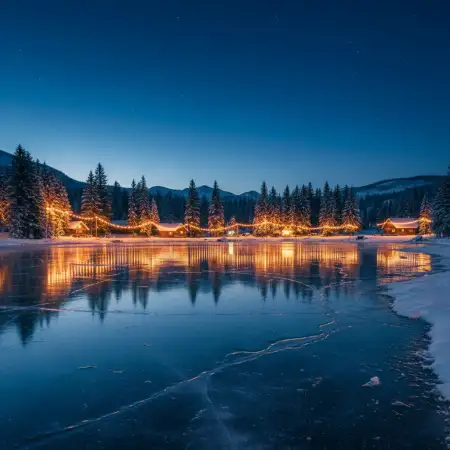 Free Merry Christmas Background Hd With Snow Effect Background Download