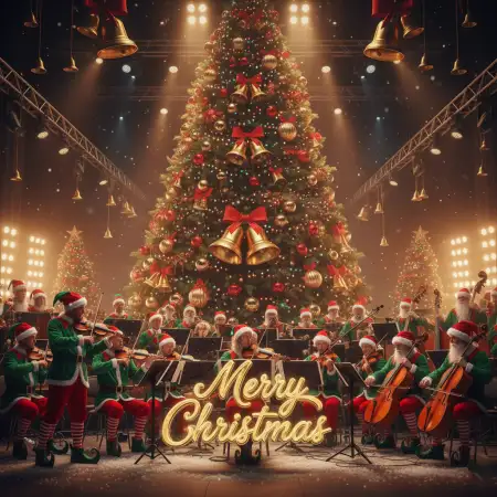 Free Merry Christmas Corporate Wishes For Clients Background Download