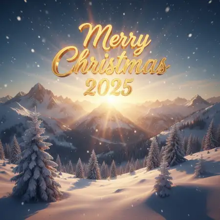 Merry Christmas Greetings 2025 Animated Images - Free Merry Christmas Greetings 2025 Download