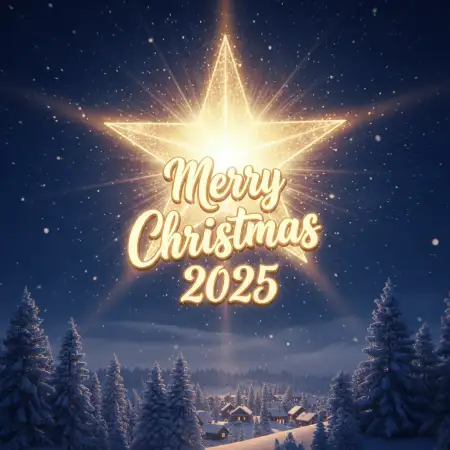Merry Christmas Greetings 2025 Creative Captions - Free Merry Christmas Greetings 2025 Download
