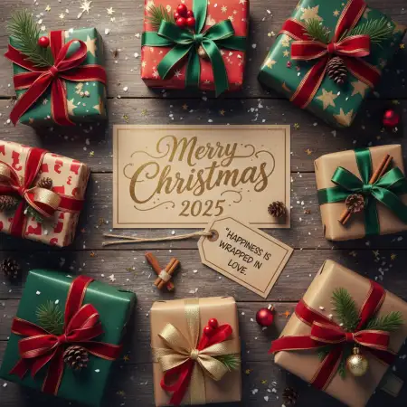 Merry Christmas Greetings 2025 Luxury Design - Free Merry Christmas Greetings 2025 Download