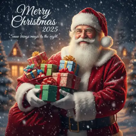 Merry Christmas Greetings 2025 Poster Design - Free Merry Christmas Greetings 2025 Download