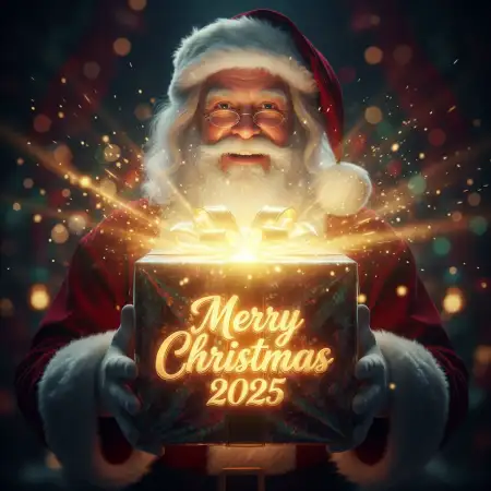 Merry Christmas Greetings 2025 Realistic Style - Free Merry Christmas Greetings 2025 Download