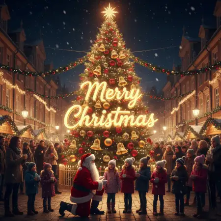 Free Merry Christmas Quotes For Loved Ones Background Download