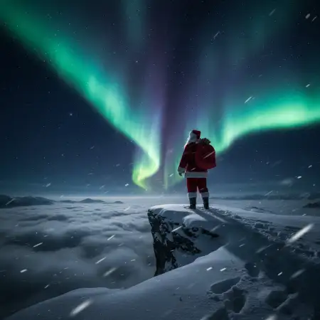 Merry Christmas Snowfall Forest Background - Free Merry Christmas Background Download