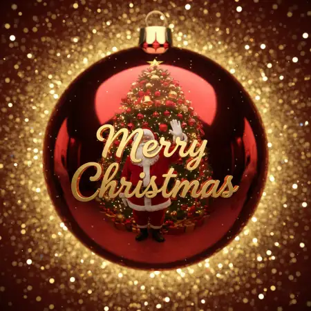 Free Merry Christmas Social Media Greeting Card Designs Background Download