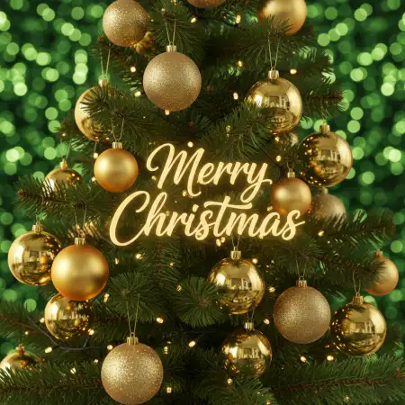 Free Merry Christmas Wishes 2026 Background Download
