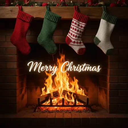 Free Merry Christmas Wishes Festive Design Background Download