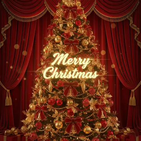 Free Merry Christmas Wishes For Girlfriend Background Download