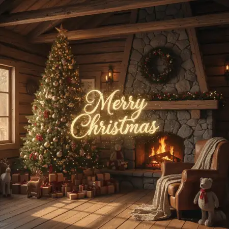 Free Merry Christmas Wishes For Invitations Background Download