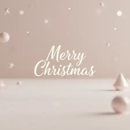 Free Merry Christmas Wishes Gold Theme Background Download