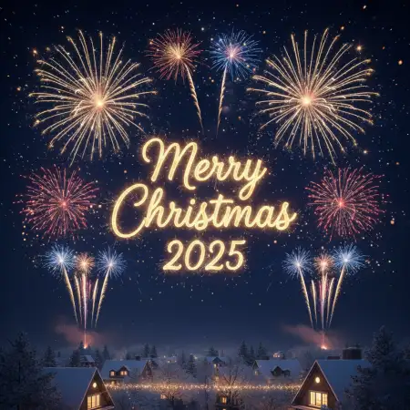 Free Merry Christmas Wishes In Hindi 2025 Background Download