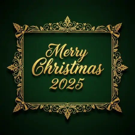 Free Merry Christmas Wishes Modern Design 2025 Background Download