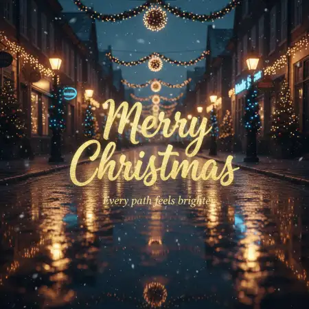Free Merry Christmas Wishes Background Download