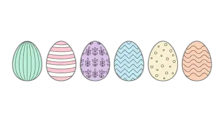 Minimal Easter Eggs Png Design - Free Easter Eggs Png Download