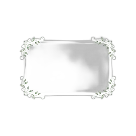 Minimal Floral Frame Png Transparent - Free Frame Png Download