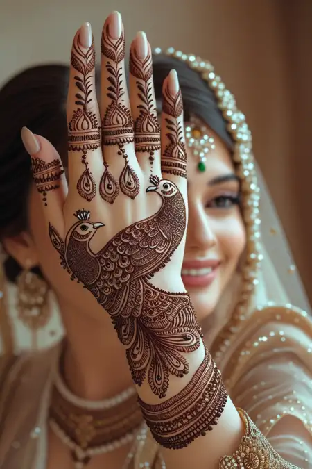 Minimalist Mehndi Design For Fingers - Free Related Mehndi Design Image