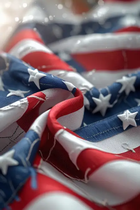 Minimalistic Usa Flag Background - Free Background Download
