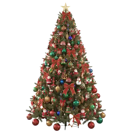 Modern Christmas Tree PNG Minimal - Free Christmas Tree Png Download