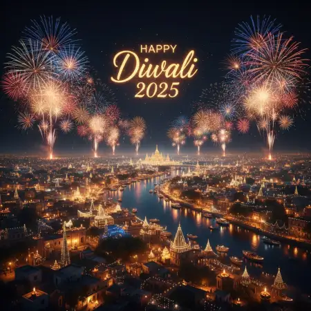 Modern Happy Diwali Greetings 2025 For Social Media - Free Happy Diwali 2025 Download