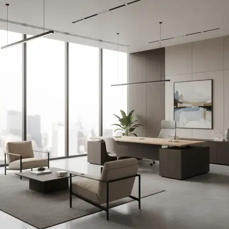 Free Modern Office Interior Design Background Background Download