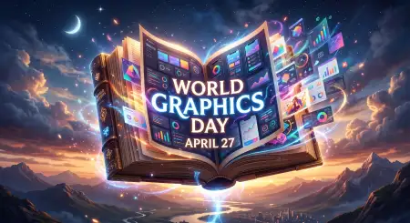 Modern World Graphics Day Banner Design - Free World Graphics Day 2026 Download