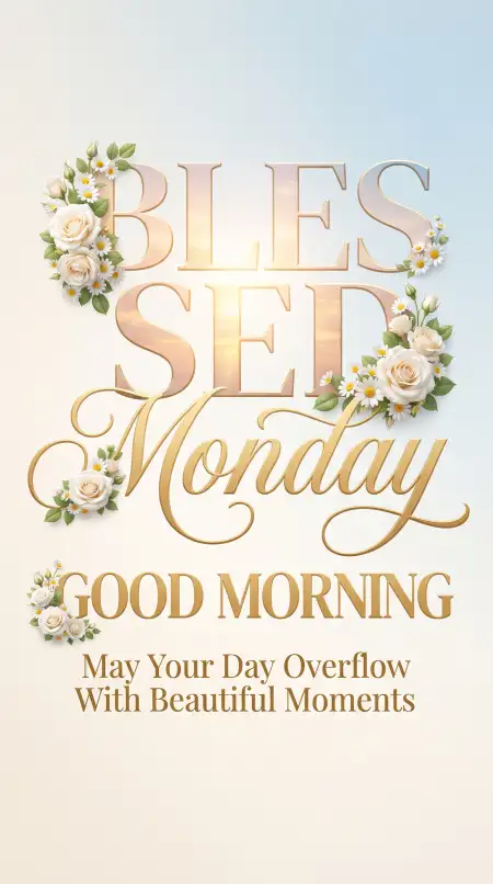 monday good morning new week blessings - Monday Good Morning