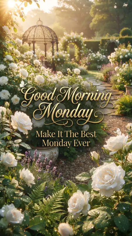 monday good morning roses - Monday Good Morning