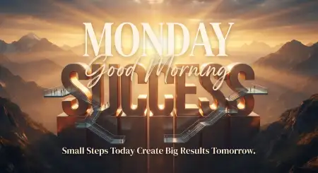 monday morning success - Monday Good Morning
