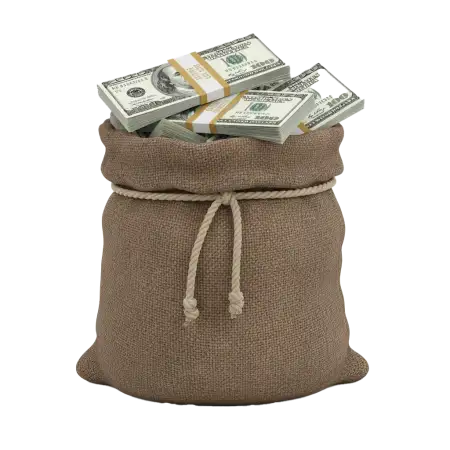 Free Money Bag Png For Sticker Printing PNG Image Download