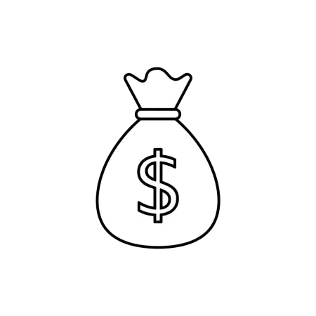 Free Money Bag Png With Coins And Cash Notes PNG Image Download