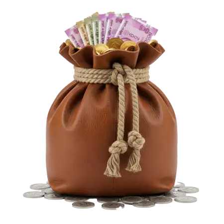 Free Money Bag Png With Coins PNG Image Download
