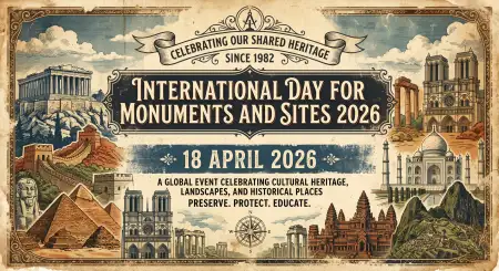 Free Monuments Day 2026 Flyer Background Background Image Download