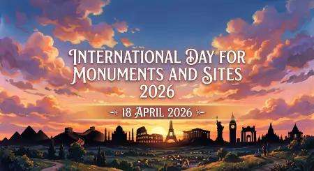 Free Monuments Day Awareness Poster Design With Famous Monuments Background Image Download