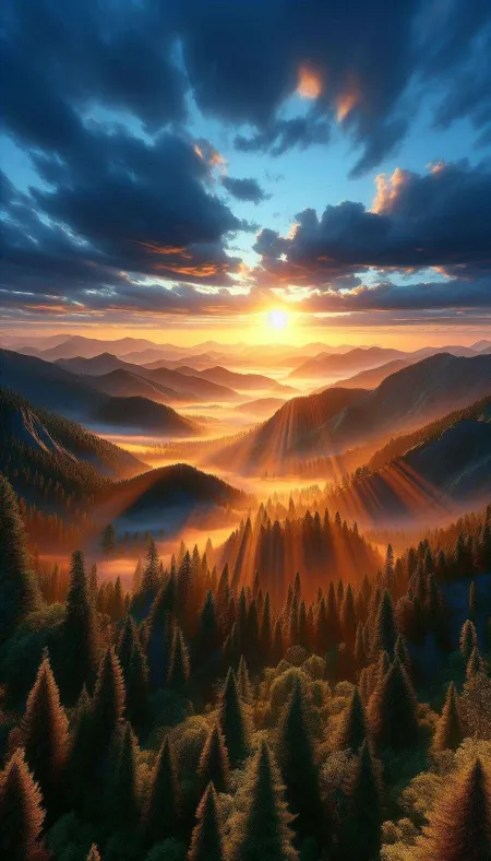 Morning Natute Background Forest - Free Nature Background Download