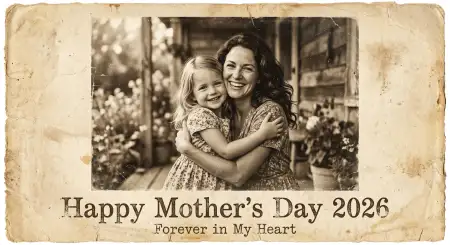 Mothers Day 2026 Transparent Images - Free Happy Mothers Day 2026 Download