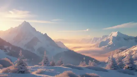 Mountain Landscape Laptop Wallpaper - Free Wall Download
